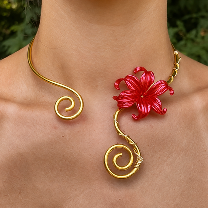 Iris Flower Choker