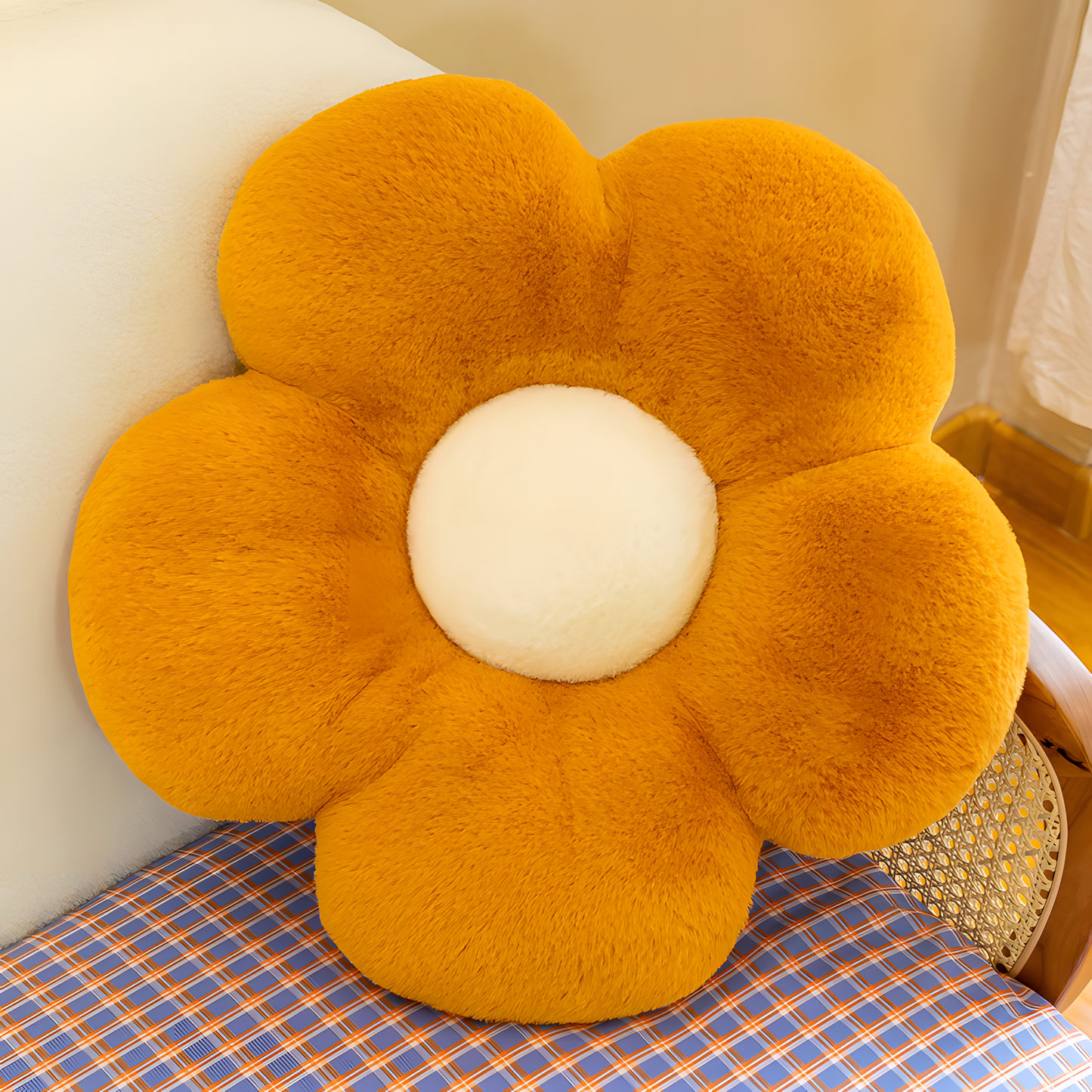 Flower Plush Cushion