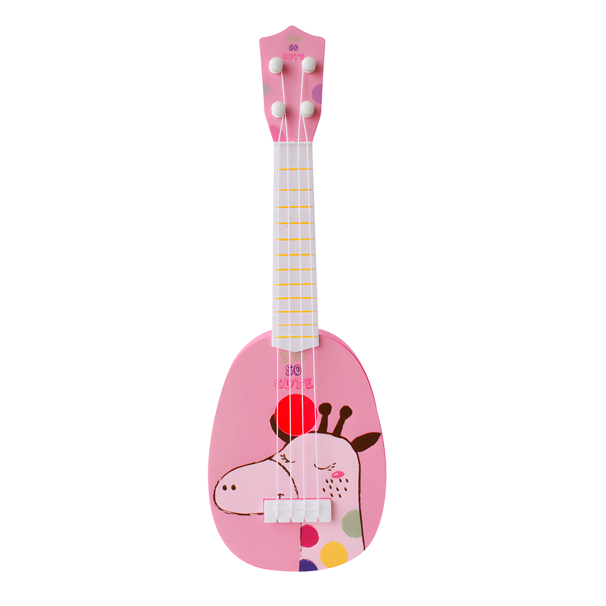 Animal Print Four-String Toy Ukulele
