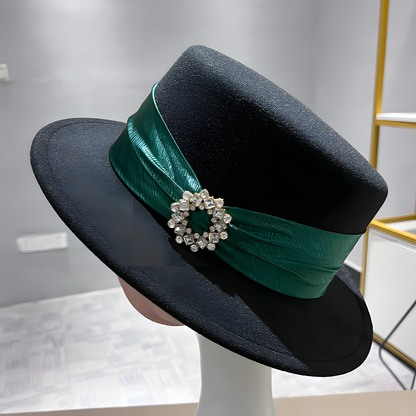 Wool Flat-Top Hat
