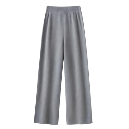 Wool Wide-Leg Pants