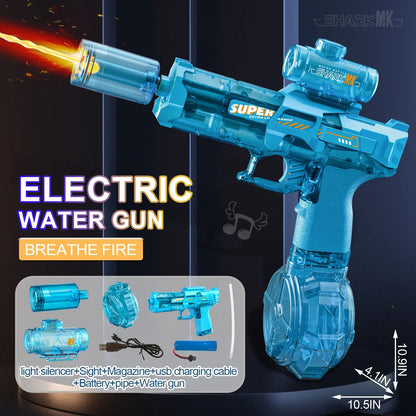 Glödande LED-vattenpistol