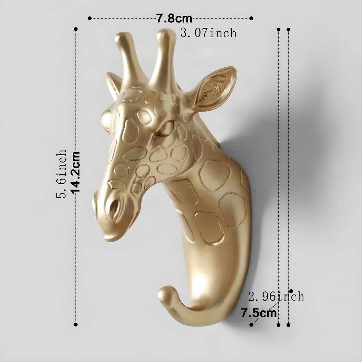 Gold Animal Wall Hooks