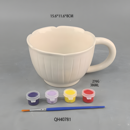 DIY Ceramic Mug and Dish Set
