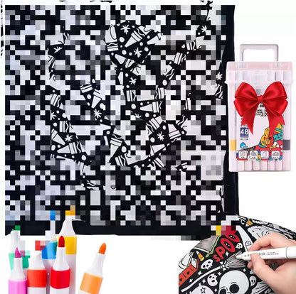 DIY Coloring Blanket