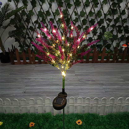 Solar Lavender Garden Light