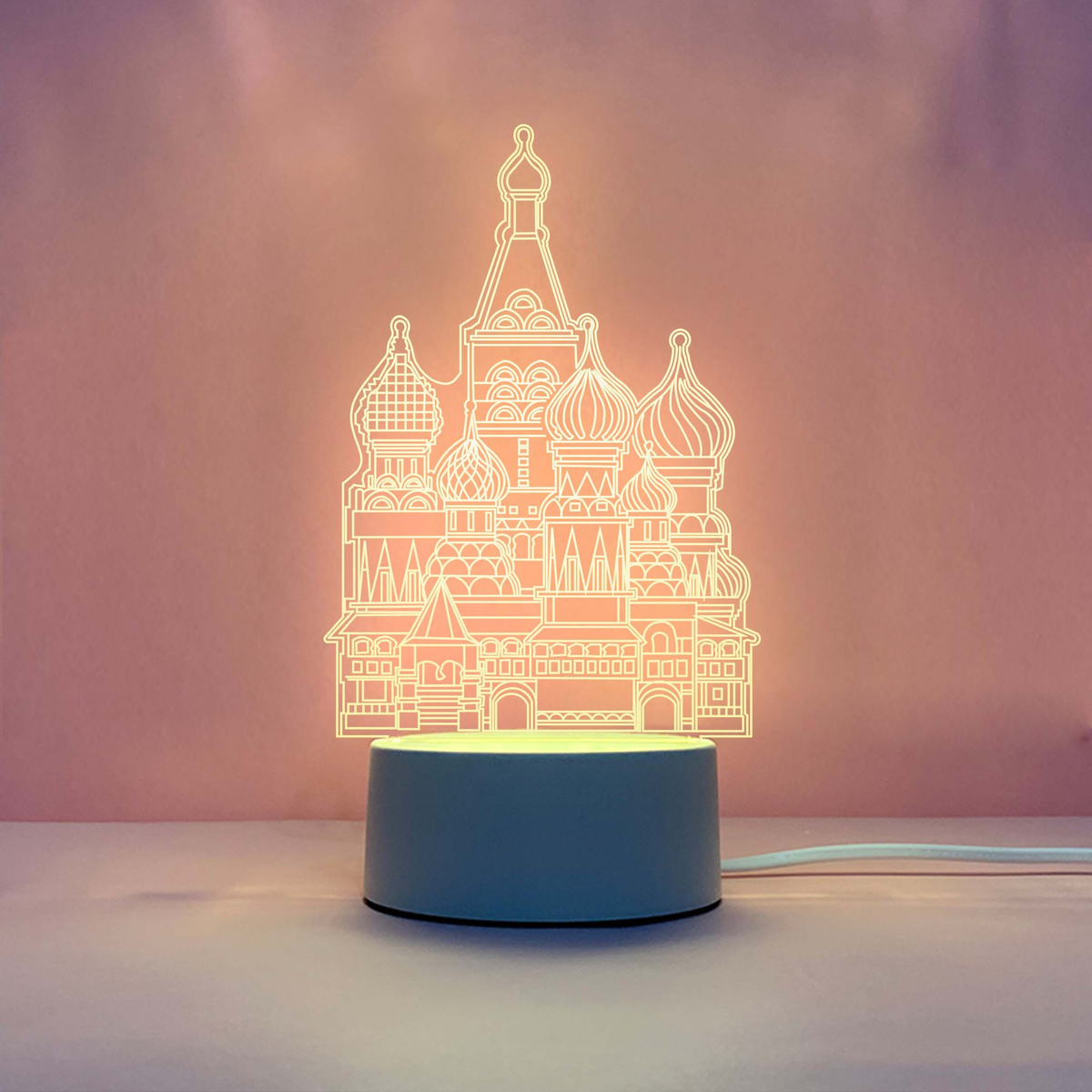 Engraved Acrylic LED Night Light
