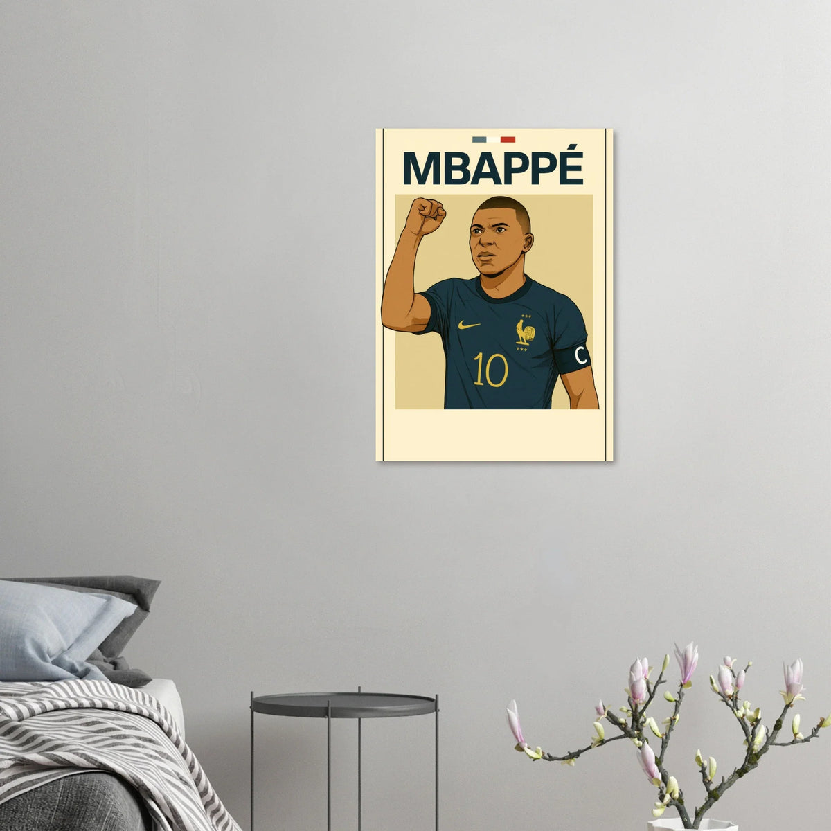 Mbappe 'Captain's Call' Football Legend Poster – Premium Art Print for Sports Fans
