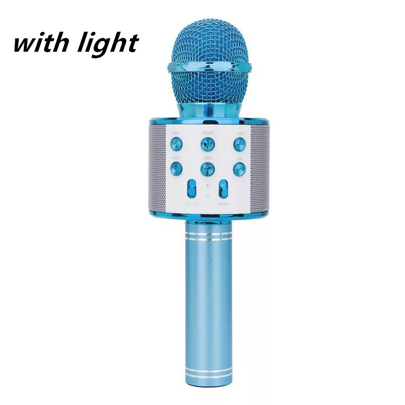 Trådlös karaoke-mikrofon med Bluetooth och högtalare