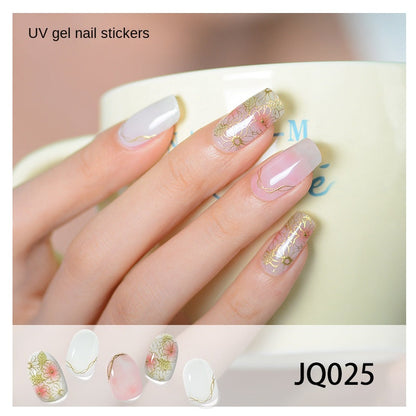 UV Gel Nail Art Patches