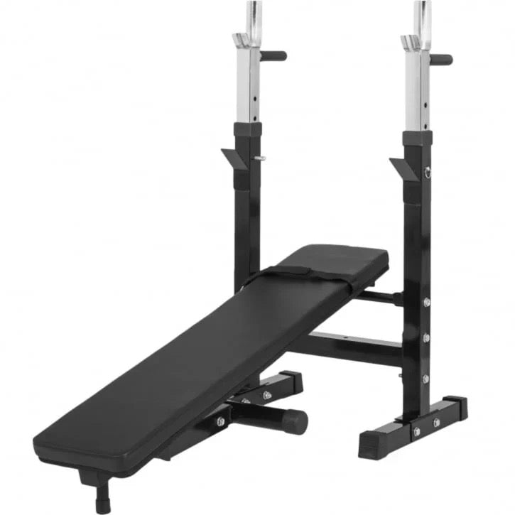 Bänkpress Paket 70 kg – Skivstång, Vikter & Bänk för Hemmagym