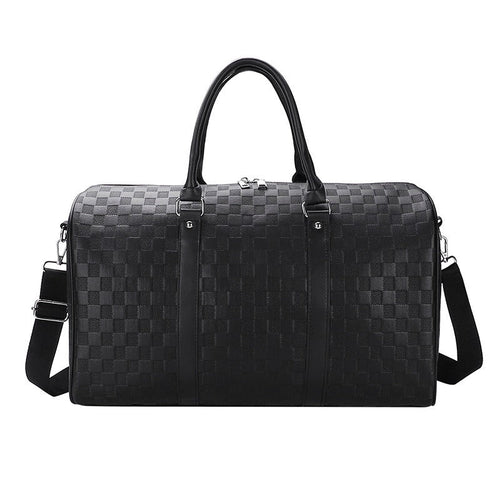 Weekendbag i PU-läder, vattenavvisande och extra rymlig