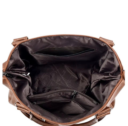 Billig stor handväska dam – tote bag & crossbody väska med axelrem