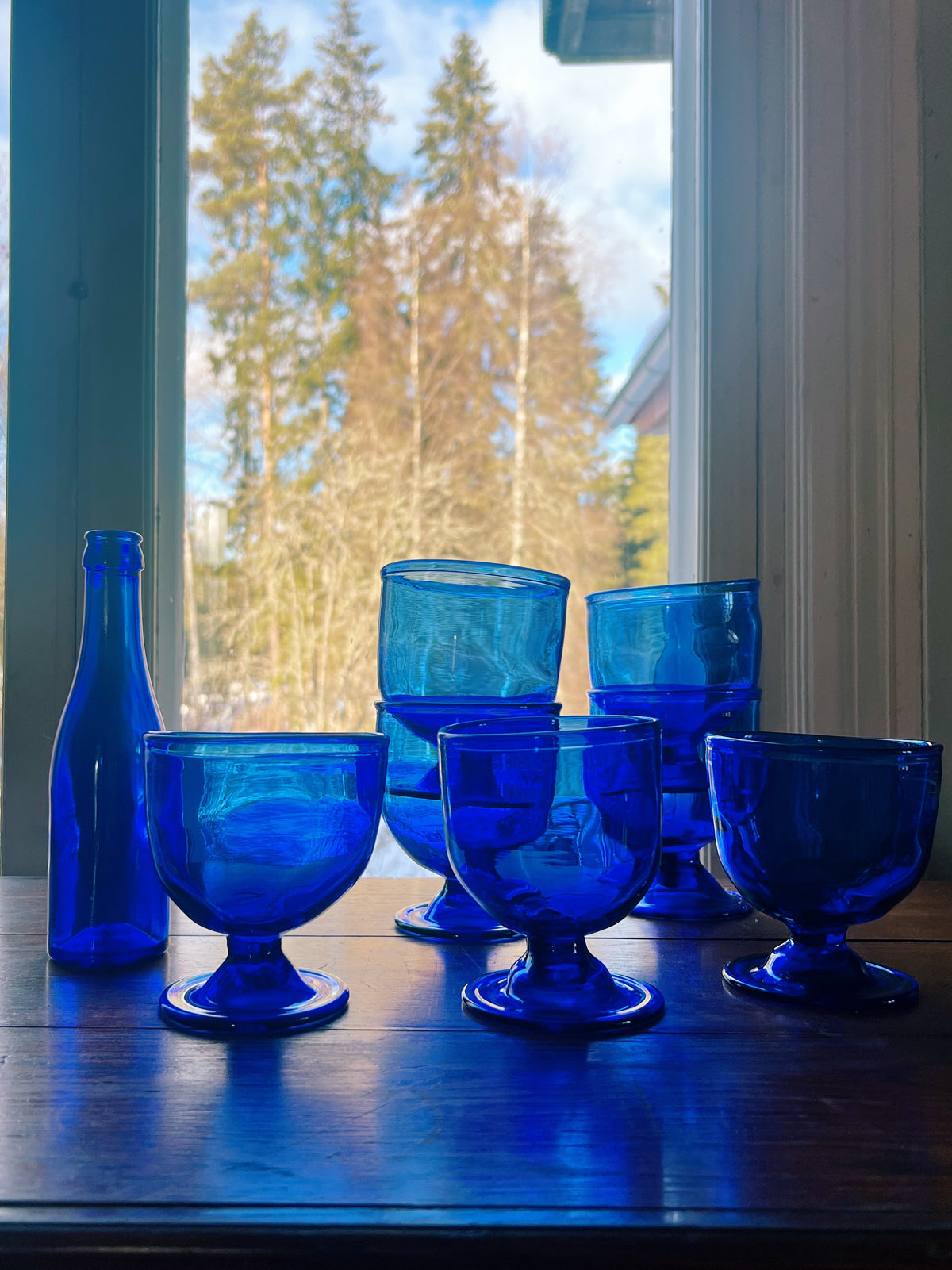 Glas på fot