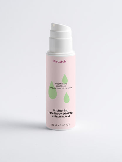 Exfoliator med Kojic Acid och Vitamin C för mörka fläckar och ojämn hudton