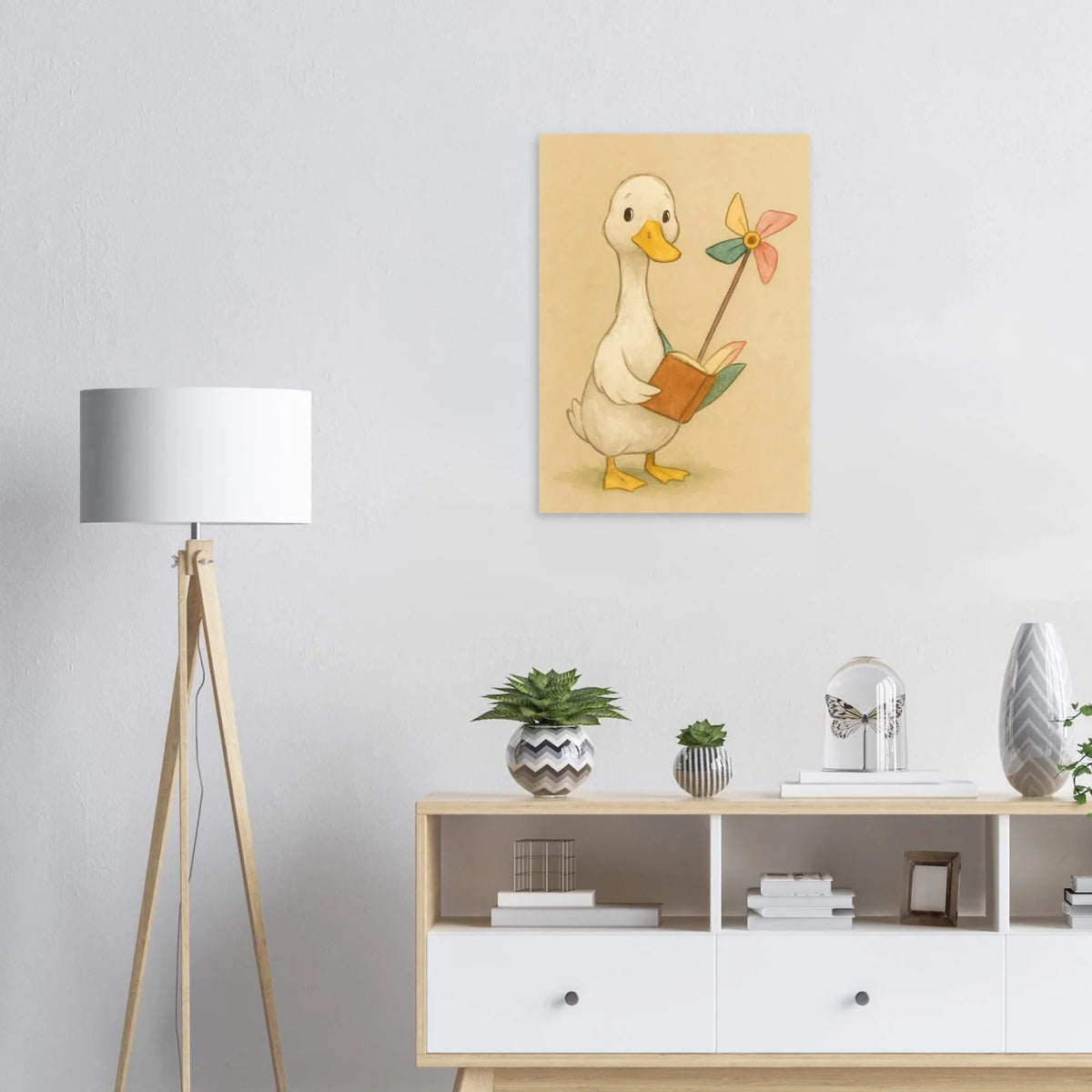 Barn Owl Storytime: Whimsical Watercolor Print for Nurseries & Playrooms