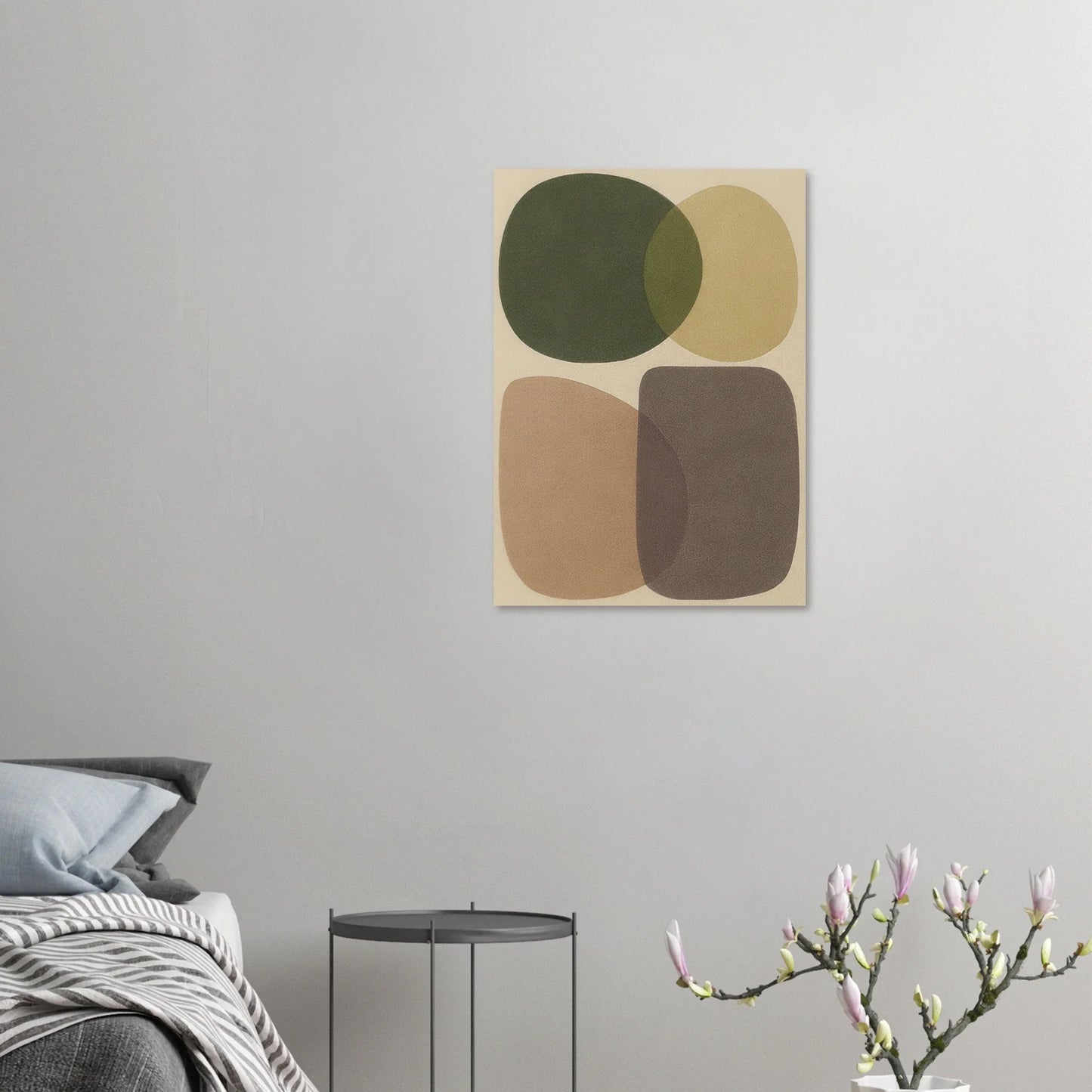 Abstrakt / Minimalistisk Jordnära Geometrisk Konsttryck – Premium Poster i Flera Storlekar