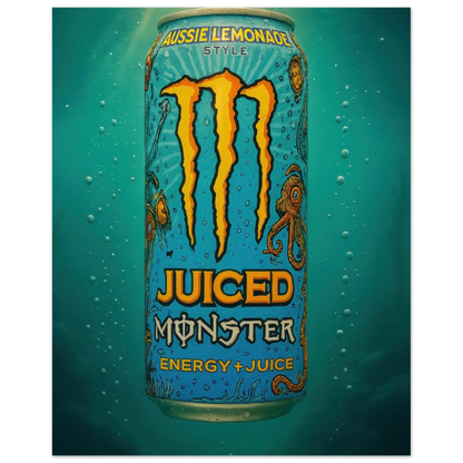 Monster AUSSIE LEMONADE Poster - Choose Your Perfect Size