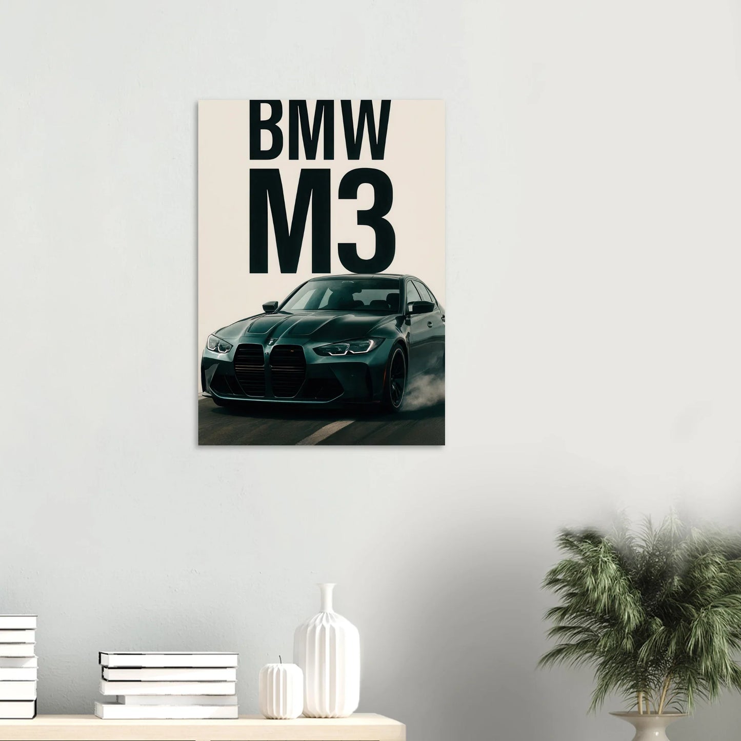 BMW M3 Performance Poster - Exklusiv Bilkonsttryck i premiumkvalitet