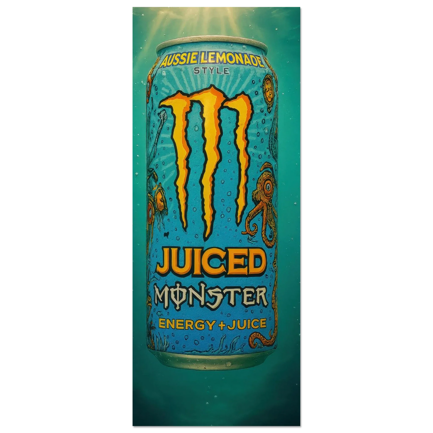 Monster AUSSIE LEMONADE Poster - Choose Your Perfect Size