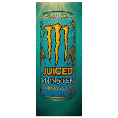 Monster AUSSIE LEMONADE Poster - Choose Your Perfect Size
