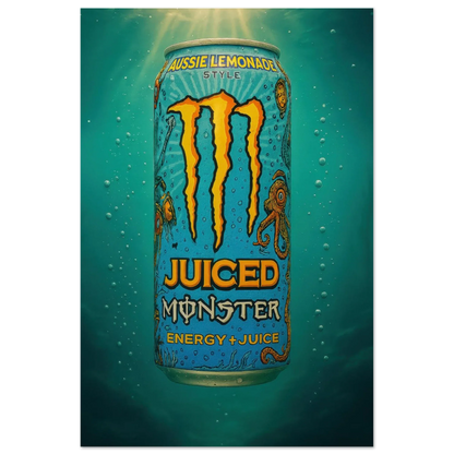 Monster AUSSIE LEMONADE Poster - Choose Your Perfect Size