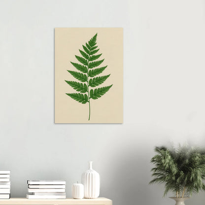 Frukter – Lush Green Fern Botanical Print | Premium Matte Wall Art in Various Sizes
