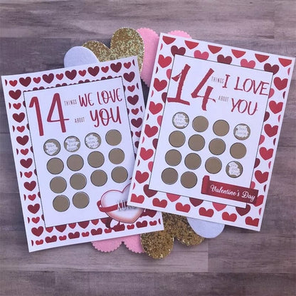 Skapa Alla Hjärtans Dag Kort – Överraska med Ett Personligt Skrapkort! 💖