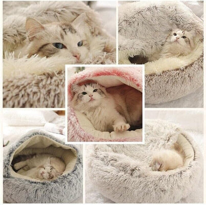 Anti-ångest säng för katt och hund