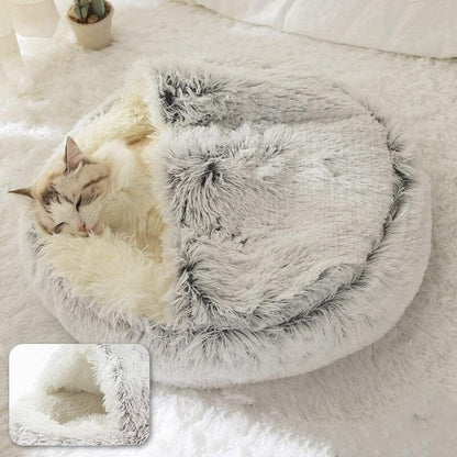 Anti-ångest säng för katt och hund