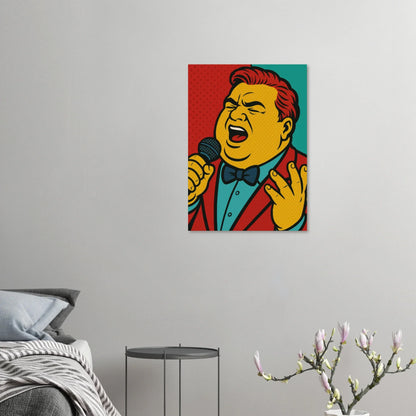 Pop Art Poster: Retro Glamour Wall Art in Vibrant Hues, Available in Various Sizes