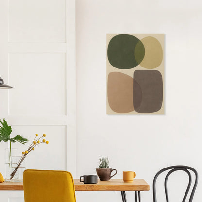 Abstrakt / Minimalistisk Jordnära Geometrisk Konsttryck – Premium Poster i Flera Storlekar