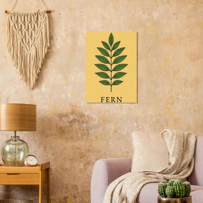 Frukter Botanisk Grönska Konsttryck – Elegant Halvblank Poster i Flera Storlekar