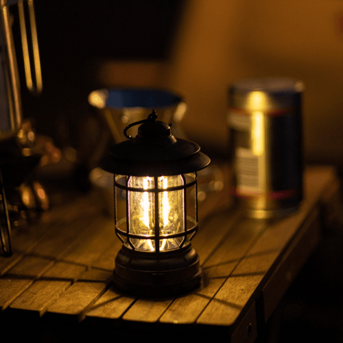 Bärbar campinglampa