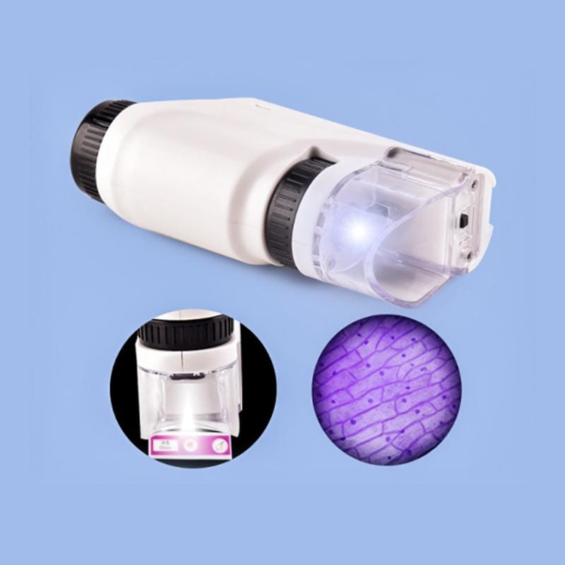 Bärbart LED-Ljusmikroskop