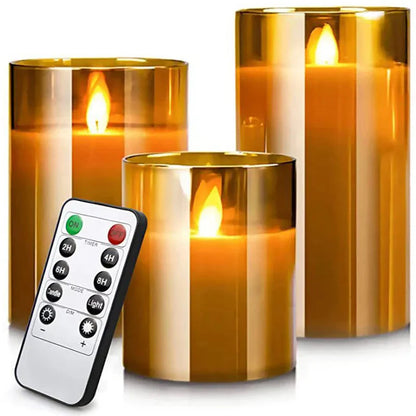 Batterljus med timer