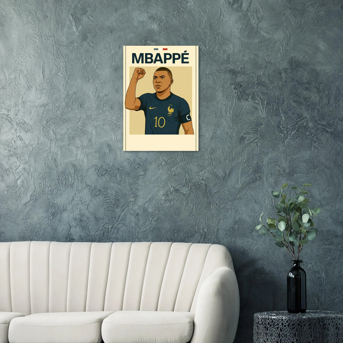 Mbappe 'Captain's Call' Football Legend Poster – Premium Art Print for Sports Fans