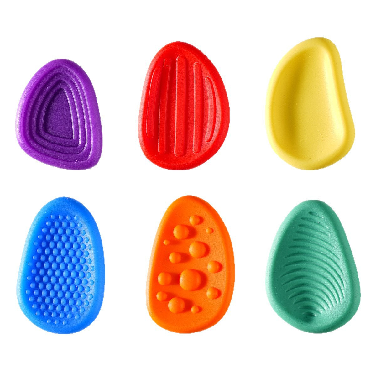 Fidget toys – texturerade stressleksaker i mjukt gummi