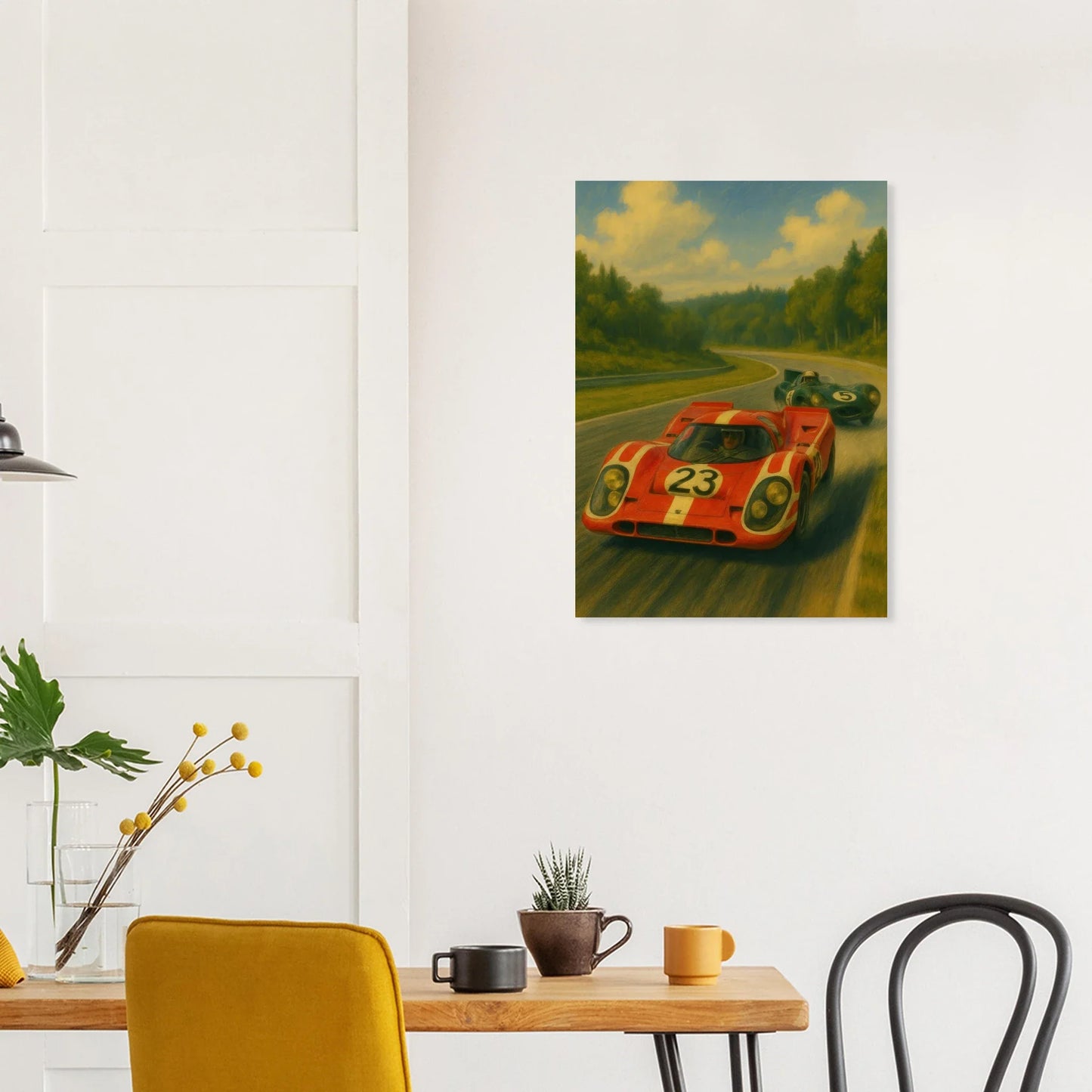 Bilar: Klassiska Racingbilar på Banan – Historisk Motorsport Konsttryck