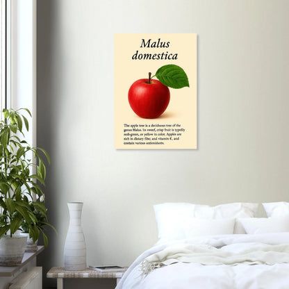 Frukter – Botanisk Äppel Illustration Konsttryck för Naturälskare
