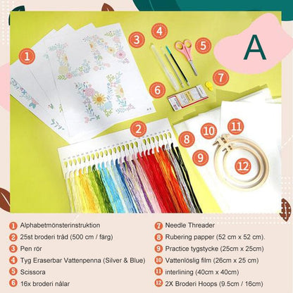 Broderi | Gör det själv- paket