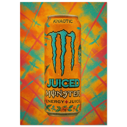 Monster KHAOTIC Poster - Choose Your Perfect Size