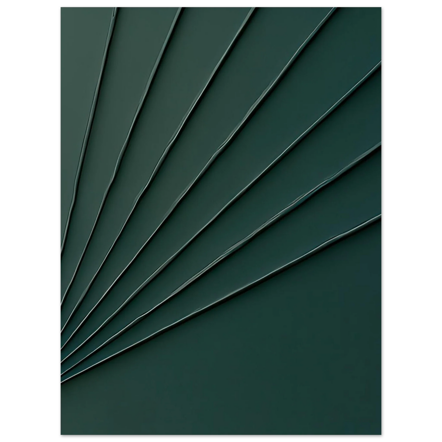 Abstrakt / Minimalistisk Poster i Skoggrön: Förvandla ditt rum med modern, strukturerad konst i olika storlekar