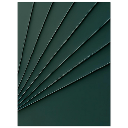 Abstrakt / Minimalistisk Poster i Skoggrön: Förvandla ditt rum med modern, strukturerad konst i olika storlekar
