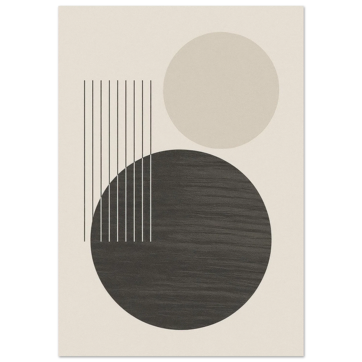 Minimalist Abstract Geometric Poster – Earthy Tones & Timeless Design for Your Space