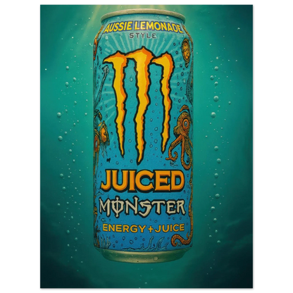 Monster AUSSIE LEMONADE Poster - Choose Your Perfect Size