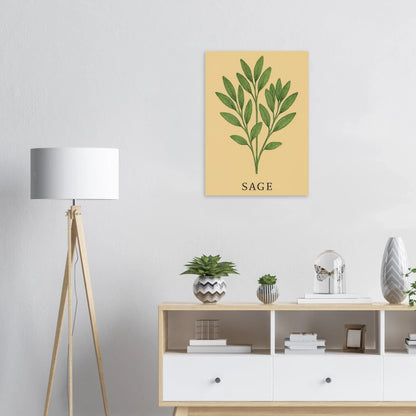 Frukter: Välsmakande Vintagetryck med Botaniska Örter – Välj din Perfekta Storlek