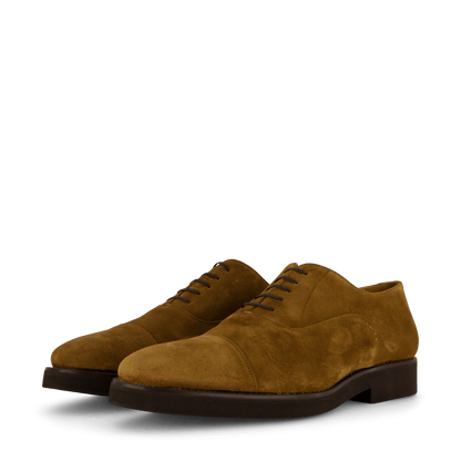 Cap Toe Oxford (rubber Sole) Tabacco