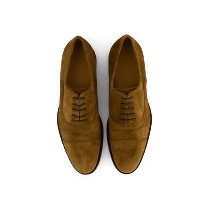 Cap Toe Oxford (rubber Sole) Tabacco