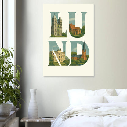 LUND Poster - Artistic Representation with Elements of Lund Design